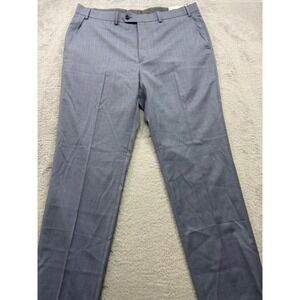 Michael Kors Mens Dress Pants Light Blue Stretch Classic Fit Malone 38W x 32L